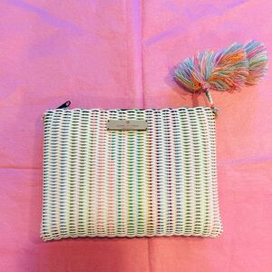 NWOT Squeeze de Citron Large Lemon Drop Clutch Bag